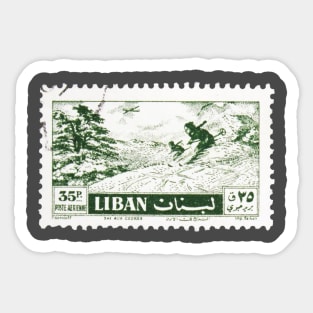 Vintage lebanon Sticker